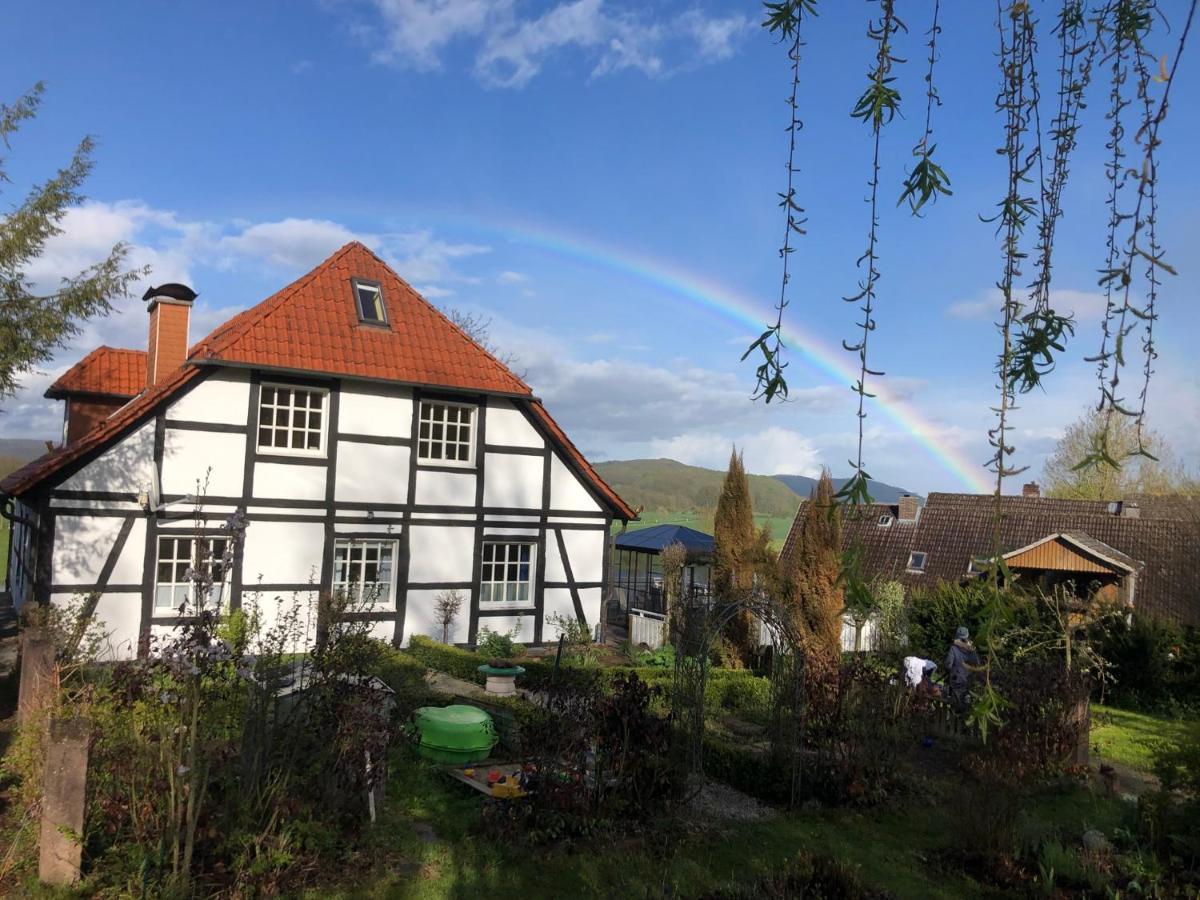 Ferienwohnung Weserblick Polle Exterior foto