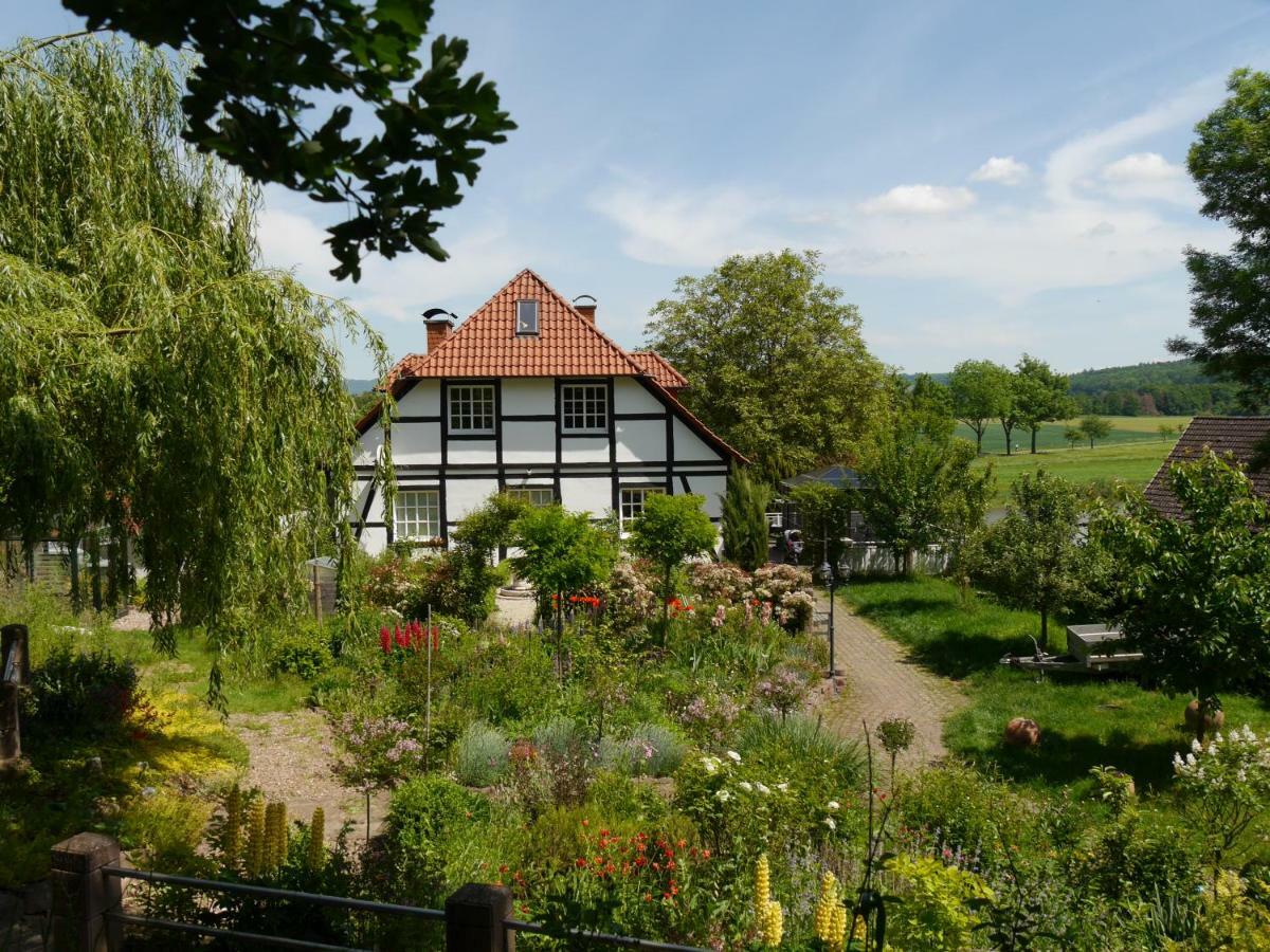 Ferienwohnung Weserblick Polle Exterior foto